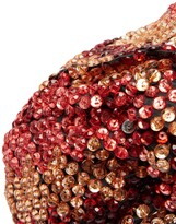 Thumbnail for your product : MaryJane Claverol Ginevra sequin-embellished headwrap cap