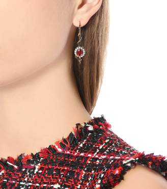 Alexander McQueen Crystal-embellished earrings