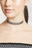 Thumbnail for your product : Forever 21 Etched Burnished Choker