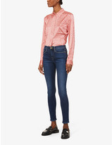 Thumbnail for your product : Frame Ladies Blue Cotton Le Skinny De Jeanne Mid-Rise Jeans, Size: 24