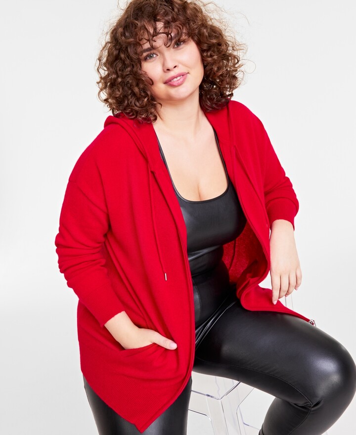 Women's Red Plus Size Jumpers & Hoodies