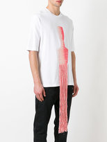 Thumbnail for your product : Cottweiler fringes detail T-shirt - men - Cotton - S