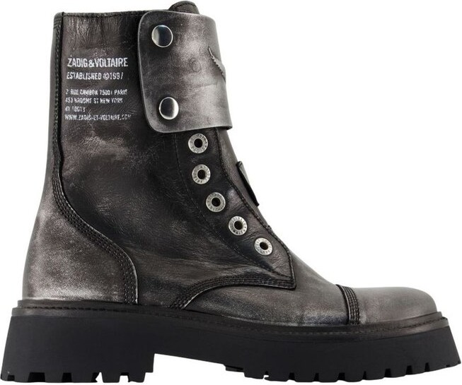 Zadig & Voltaire Joe Fast Zip-Up Ankle Boots