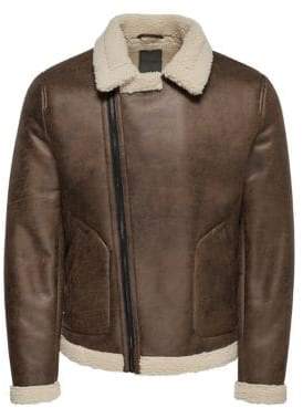 ONLY & SONS Sherpa-Lined Aviator Jacket