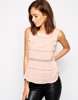 Thumbnail for your product : Vila Sleeveless Top With Cut Out Detail