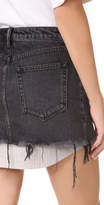 Thumbnail for your product : Denim x Alexander Wang High Rise Skirt with Shirttail Hem