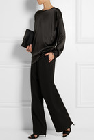 Thumbnail for your product : Julien David Stretch-silk satin top
