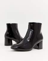 Thumbnail for your product : Oasis heeled ankle boots in black patent