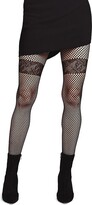 Thumbnail for your product : Natori Geometric Band Netted Tights