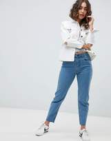 Thumbnail for your product : Noisy May Step Hem Jean in blue