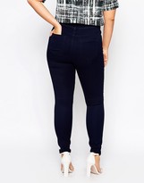 Thumbnail for your product : ASOS CURVE Ridley Super Soft Skinny Jean In Deep Indigo