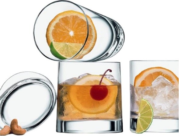 Luigi Bormioli LuigiBormioliVeroneseDOFGlassesSetof6–11.5OzClearTumblersforWhiskey,Bourbon,Scotch&Cocktails–Lead-FreeGlassDrinkware