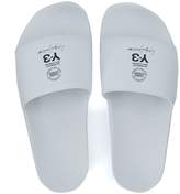 Thumbnail for your product : Y-3 Adilette White Rubber And Synthetic Leather Slipper