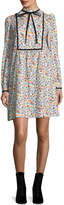 Thumbnail for your product : A.P.C. Rita Floral Tie-Neck Dress