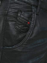 Thumbnail for your product : Diesel coated tapered jeans