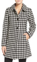 Thumbnail for your product : Kate Spade Women's Houndstooth Wool Blend Coat