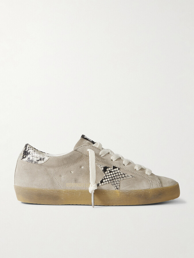 Golden Goose Snake Sneakers Golden Goose Super-star Snake-effect