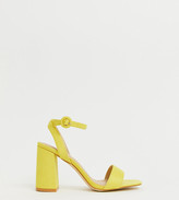 yellow sandals wide fit