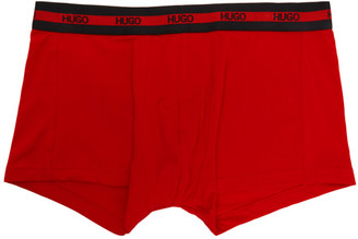 HUGO BOSS Two-Pack Black and Red Twin Boxer Briefs
