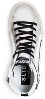 Thumbnail for your product : Golden Goose Men's Distressed Leather High-Top Sneakers
