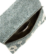 Thumbnail for your product : Moyna Ikat Beaded Clutch Bag, Light Gray