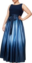 Thumbnail for your product : SL Fashions Ombrè Satin Gown