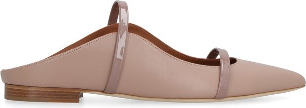 Malone Souliers Maureen leather ballet flats - ShopStyle