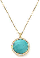 Thumbnail for your product : Ippolita Gold Rock Candy Lollipop Diamond Turquoise Pendant Necklace