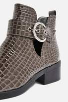 Thumbnail for your product : Topshop Womens Kem Cut Out Ankle Boots - Grey