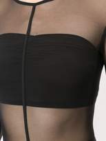 Thumbnail for your product : Ann Demeulemeester sheer bodysuit