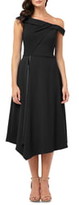 Thumbnail for your product : Carmen Marc Valvo One-Shoulder Crepe Dress