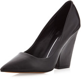 Thumbnail for your product : Dolce Vita Samar Leather Wedge Pump, Black
