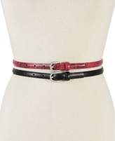 Thumbnail for your product : INC International Concepts Python-Embossed 2-For-1 Belts, Created for Macy's