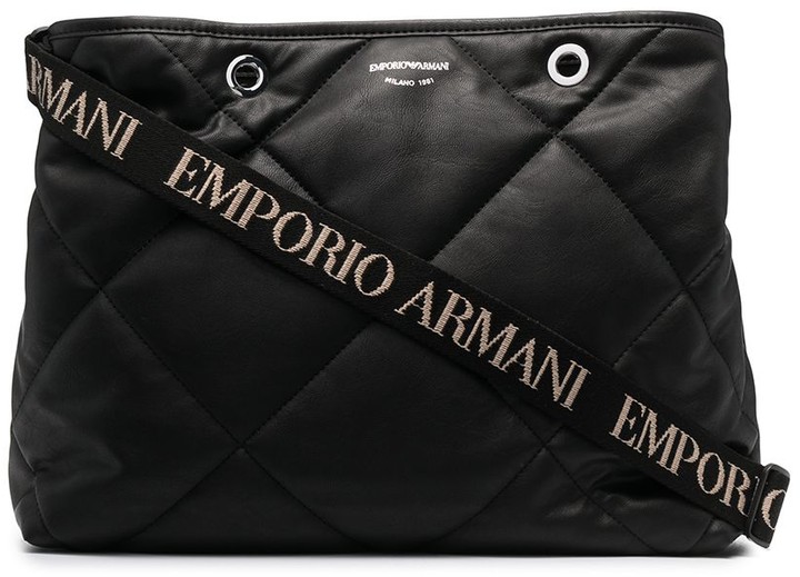 Emporio Armani Quilted Tote Bag ShopStyle