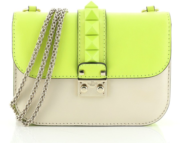 valentino glam lock shoulder bag
