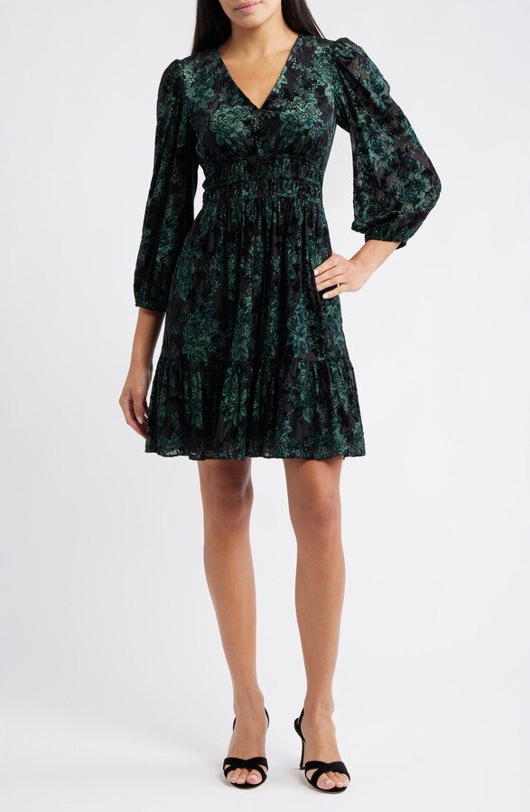 Smock Dress Green Velvet Dress Boohoo Green Velvet Dress Monsoon