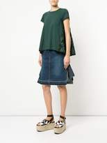 Thumbnail for your product : Sacai Denim Zipped Skirt
