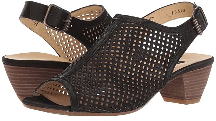 paul green black sandals