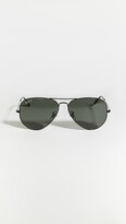 Thumbnail for your product : Ray-Ban RB3025 Oversized Classic Aviator Polarized Sunglasses