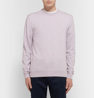 Paul Smith Mélange Cashmere, Cotton And Wool-Blend Sweater