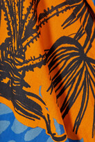 Thumbnail for your product : Johanna Ortiz Vida Salvaje Printed Cotton Midi Dress - Orange