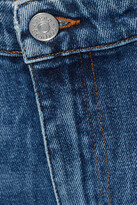 Thumbnail for your product : Acne Studios Lit Cropped Distressed Mid-rise Straight-leg Jeans