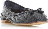 Thumbnail for your product : Dune LADIES HOVE - Woven Leather Ballerina Shoe