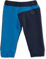 Thumbnail for your product : Kenzo Colorblock Straight-Leg Sweatpants, Blue, Size 6M-3