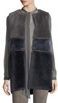 Thumbnail for your product : Emily Colorblocked Shearling Vest