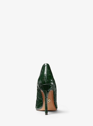 Keke crocodile embossed leather pump Clearance