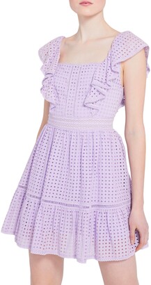 alice and olivia lavender dress