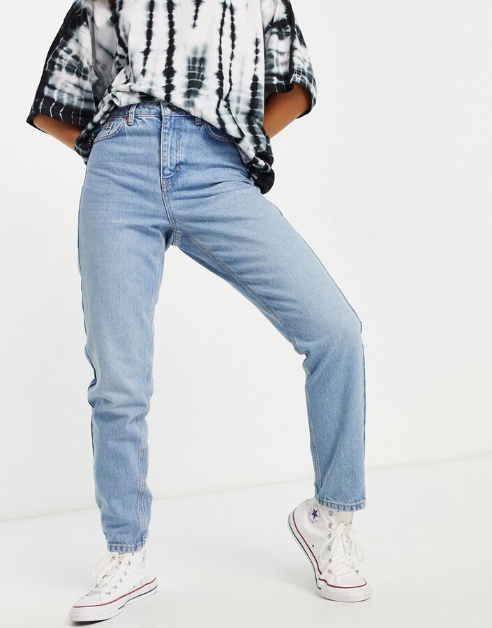 Topshop mom jeans in bleach - ShopStyle