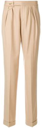 Pt01 pleat detail tailored trousers