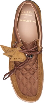 2 MONCLER 1952 x Clarks® Originals Wallabee Quilted Chukka Boot 